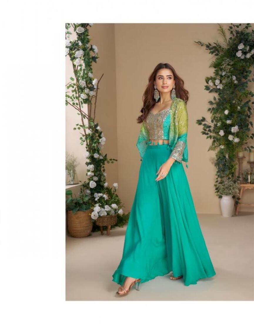 Chinon Silk Wedding & Ceremonial Indowestern Colllection 10045