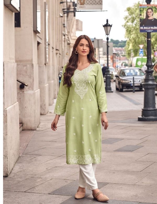 Stylish Lucknowi Kurta Sets For Office And Casual Wear 1142