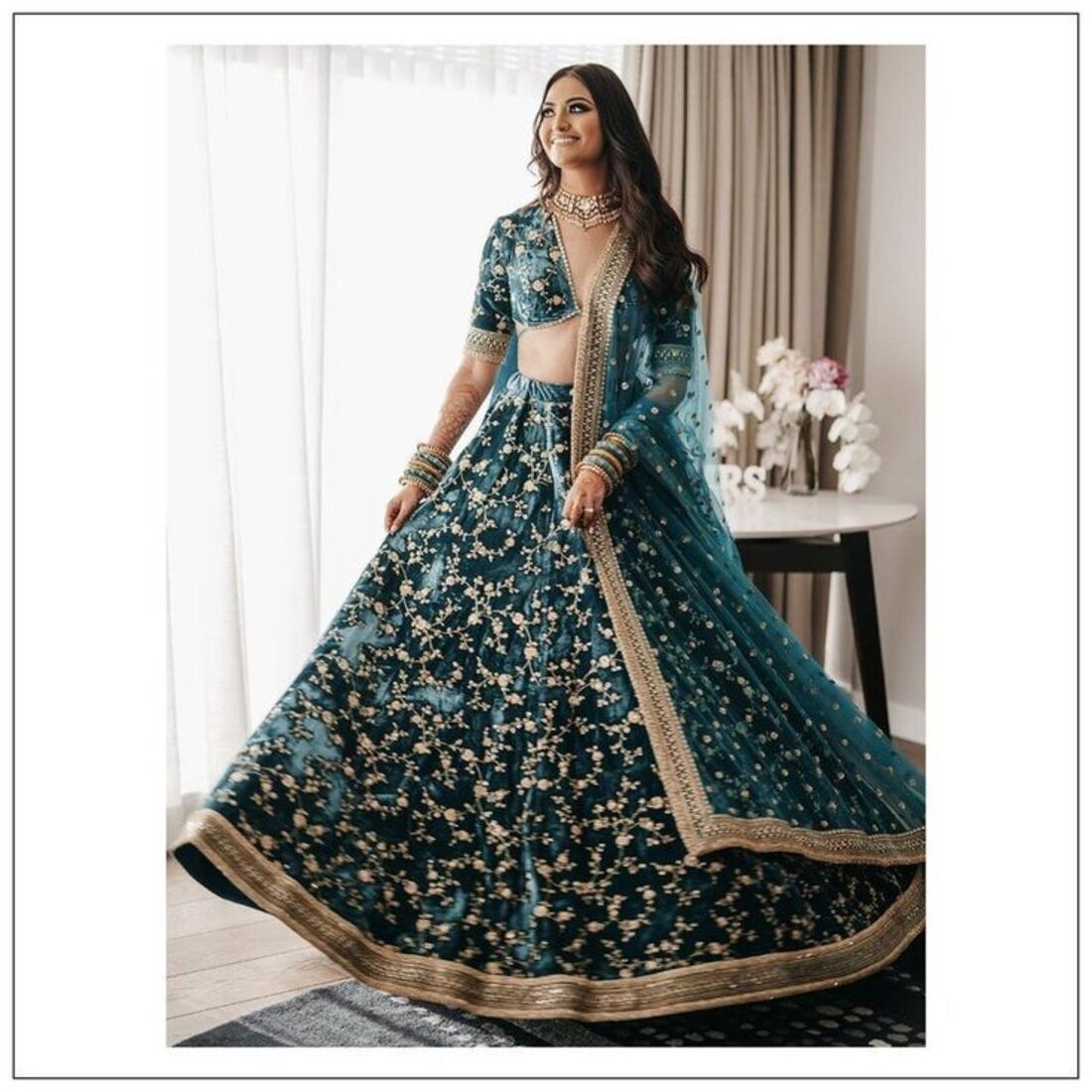 Pure Velvet Wedding Lehenga 243