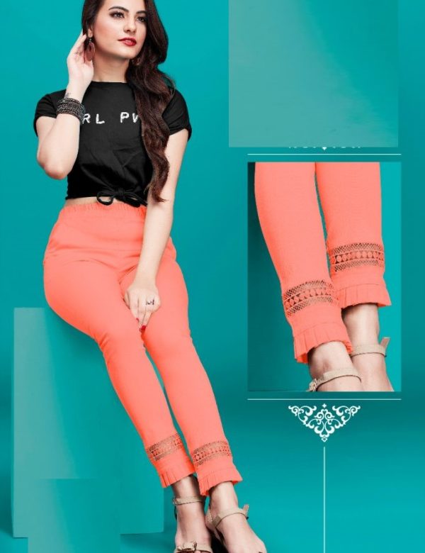 Peach Cotton Pants 04
