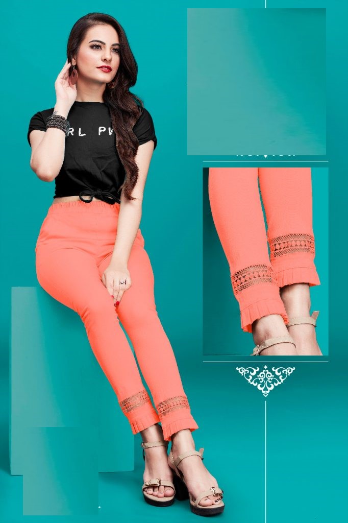 Peach Cotton Pants 04