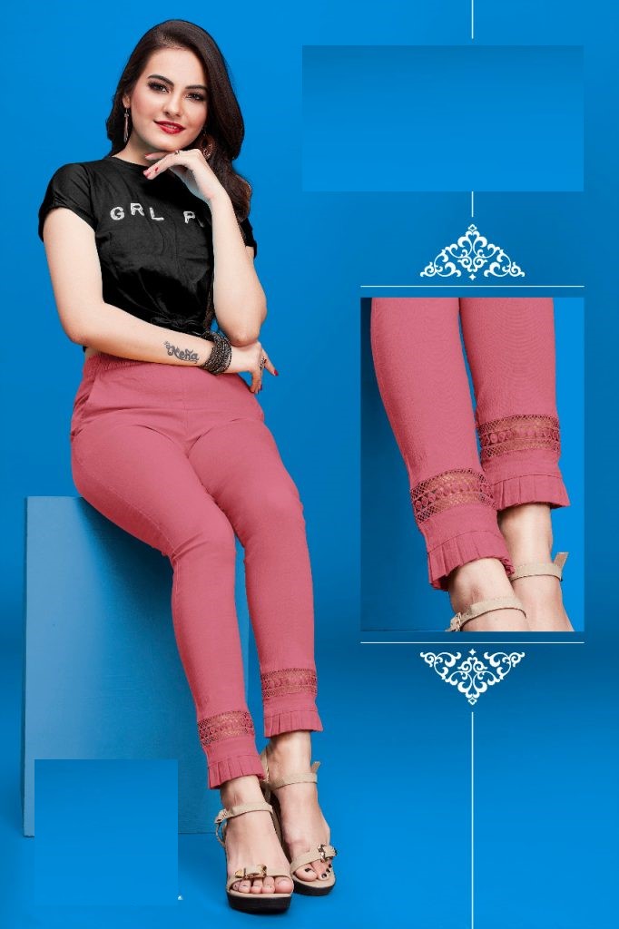 Rose Pink Cotton Pants 08