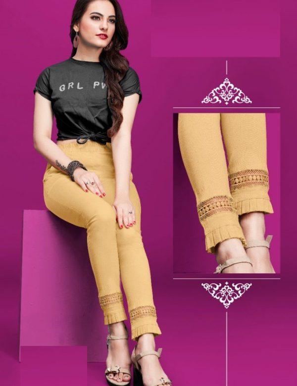 Beige Cotton Pants 10