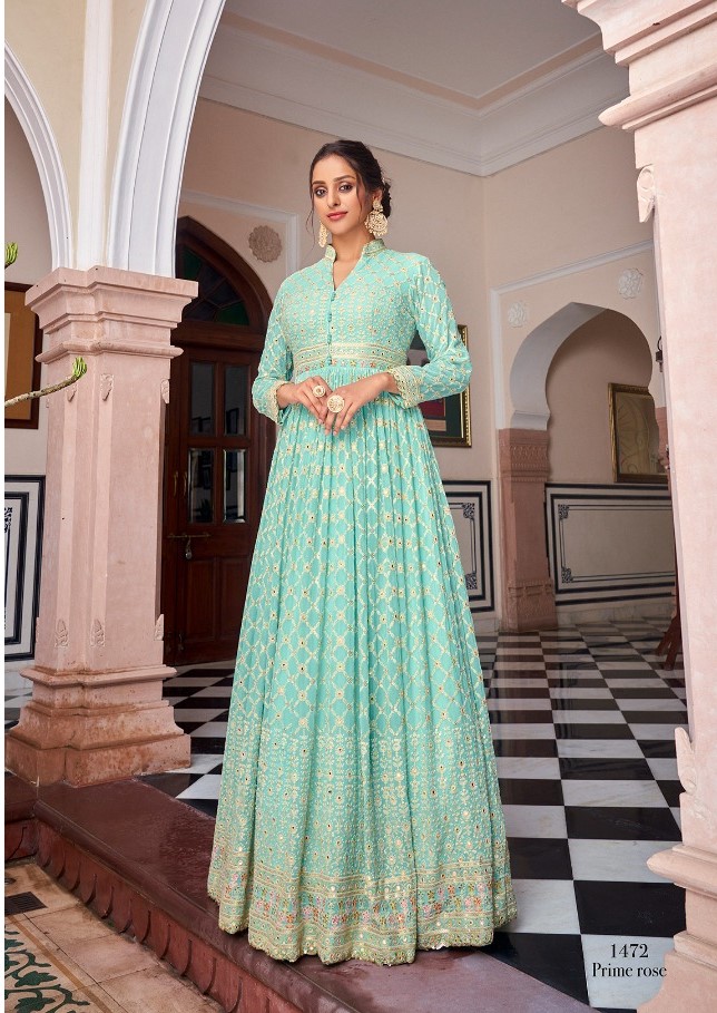 Buy Ethnic Yard Latest Faux Georgette Party Wear Anarkali Salwar Kameez  Online at Low Prices in India - Paytmmall.com